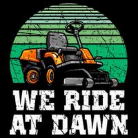Mowing Dad Yard Work We Ride At Dawn Lawnmower Drawstring Bag