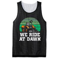 Mowing Dad Yard Work We Ride At Dawn Lawnmower Mesh Reversible Basketball Jersey Tank