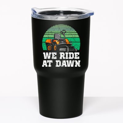 Mowing Dad Yard Work We Ride At Dawn Lawnmower Tumbler