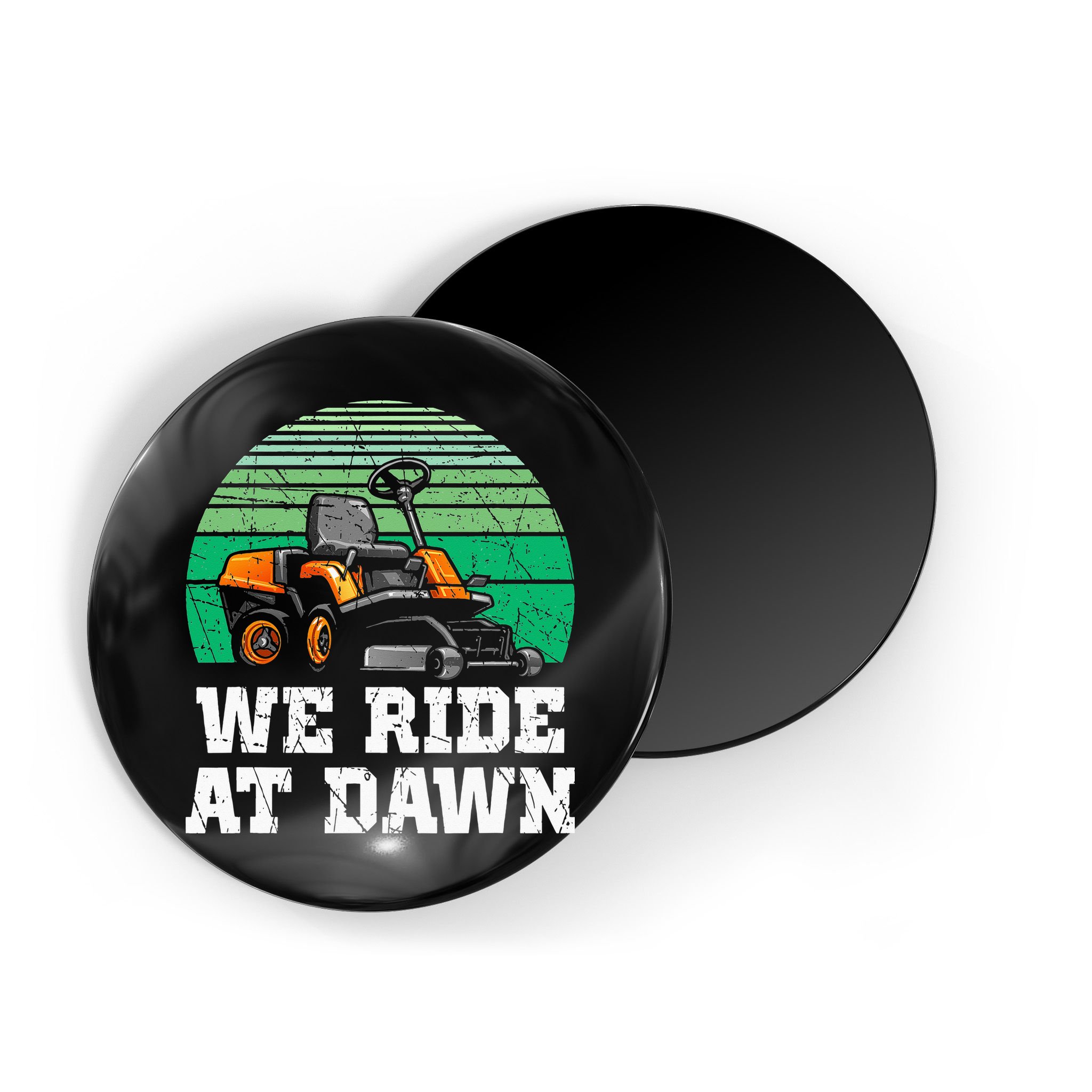 Mowing Dad Yard Work We Ride At Dawn Lawnmower Magnet