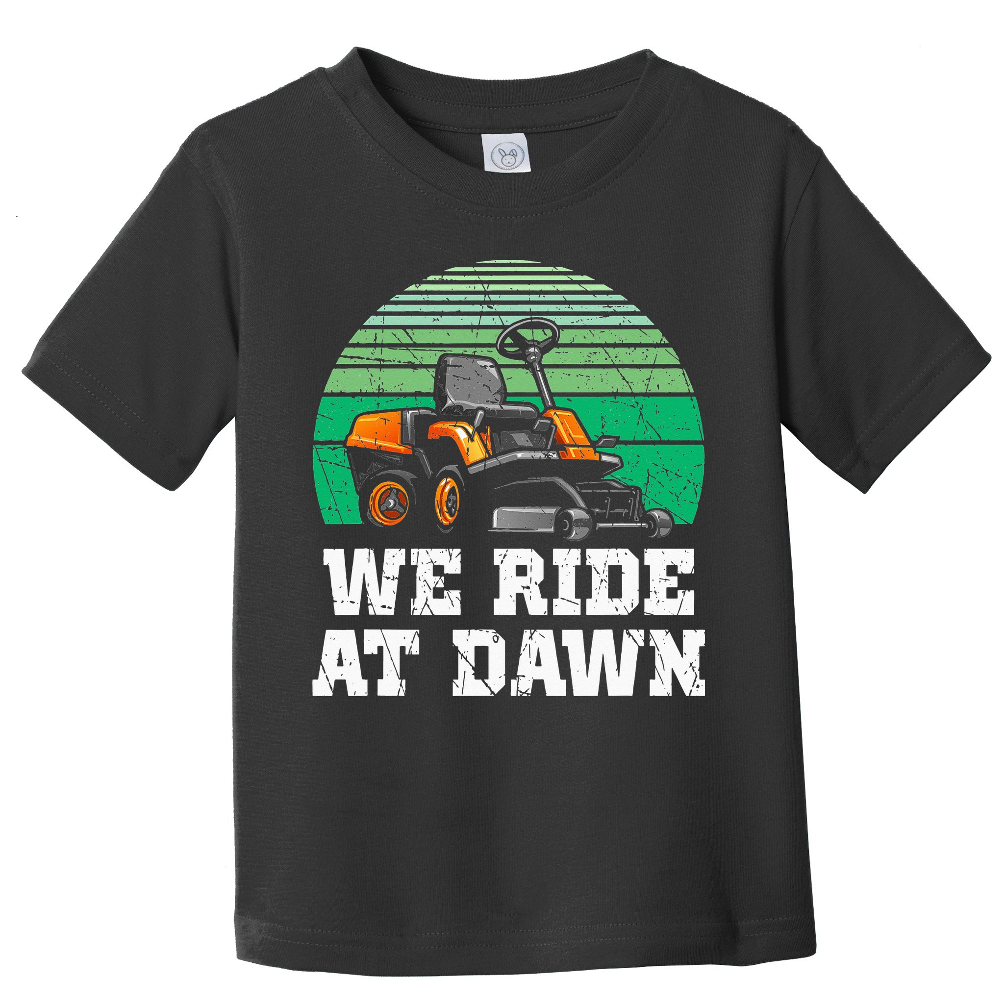 Mowing Dad Yard Work We Ride At Dawn Lawnmower Toddler T-Shirt