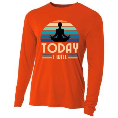 MotherS Day Yoga Gift Cooling Performance Long Sleeve Crew