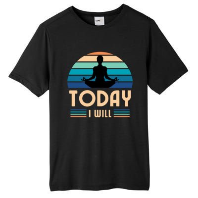 MotherS Day Yoga Gift Tall Fusion ChromaSoft Performance T-Shirt