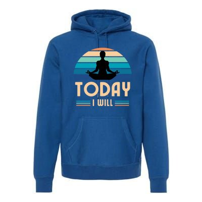 MotherS Day Yoga Gift Premium Hoodie