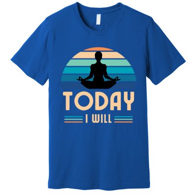 MotherS Day Yoga Gift Premium T-Shirt