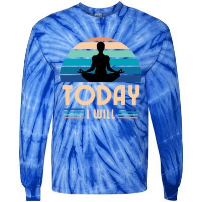 MotherS Day Yoga Gift Tie-Dye Long Sleeve Shirt