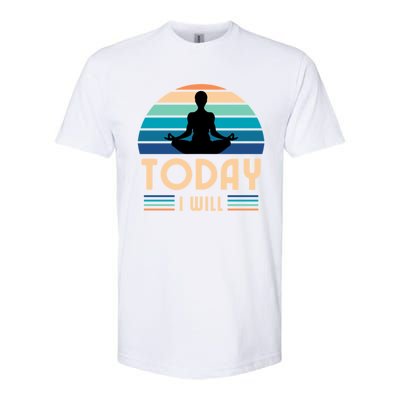 MotherS Day Yoga Gift Softstyle® CVC T-Shirt