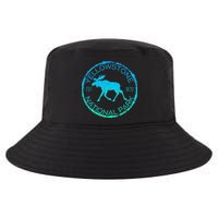 Moose Design Yellowstone National Park Souvenir HikerS Cool Comfort Performance Bucket Hat