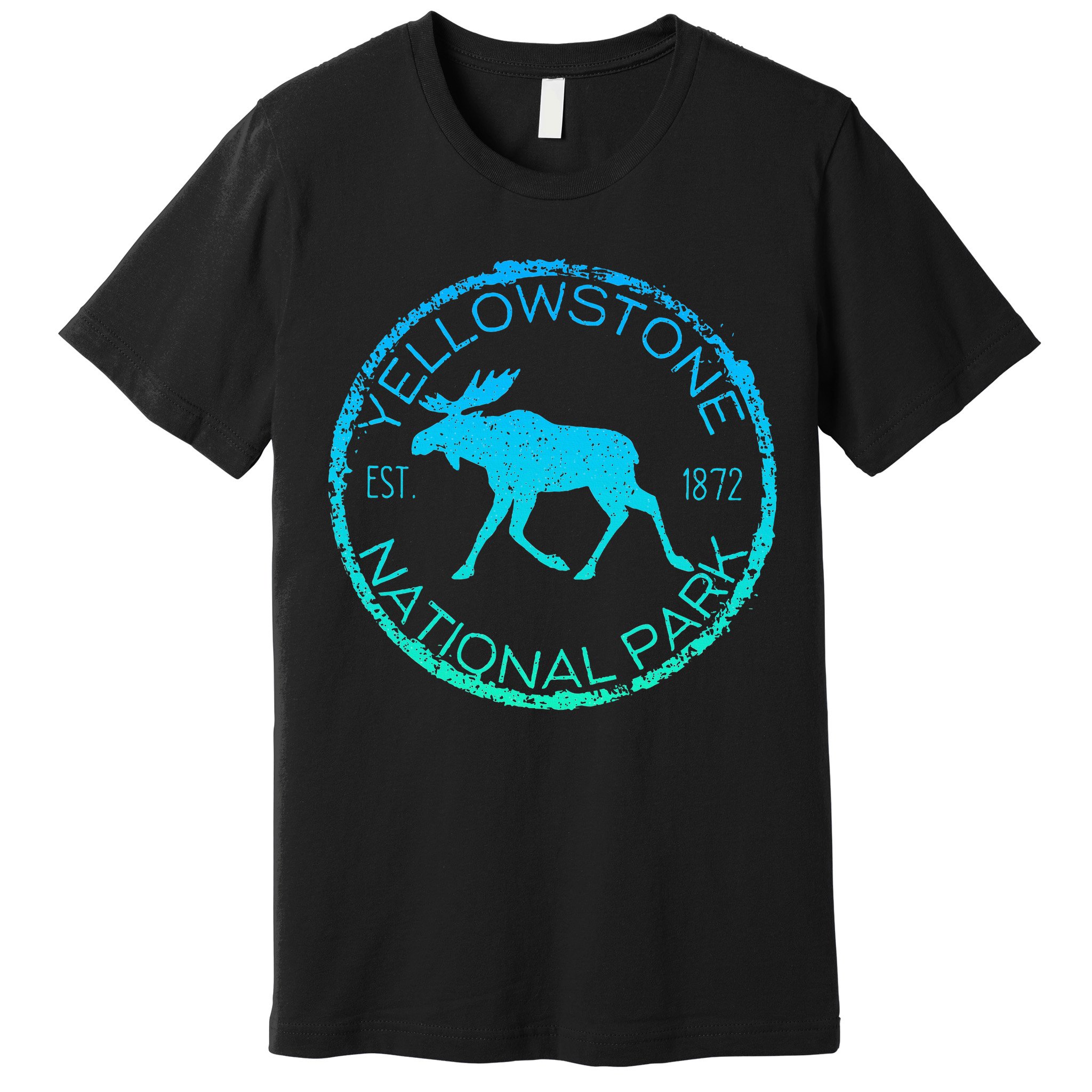 Moose Design Yellowstone National Park Souvenir HikerS Premium T-Shirt