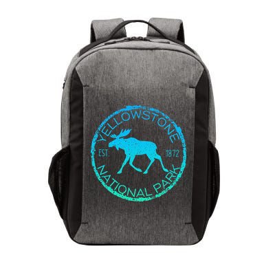 Moose Design Yellowstone National Park Souvenir HikerS Vector Backpack