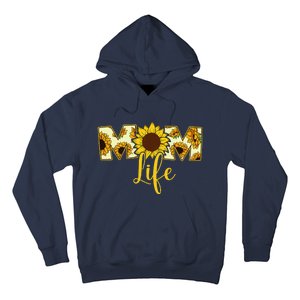 Mothers Day Yellow Sunflower Mom Life Hoodie