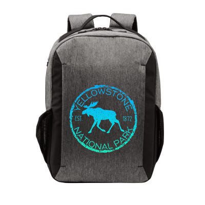 Moose Design Yellowstone National Park Souvenir HikerS Vector Backpack