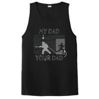 My Dad Your Dad Firefighter Son Proud Fireman Rescuer Gift PosiCharge Competitor Tank