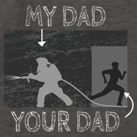My Dad Your Dad Firefighter Son Proud Fireman Rescuer Gift Vector Backpack