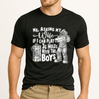 Me Asking My Wife If I Can Play 36 Holes With the Boys Cooling Performance Crew T-Shirt