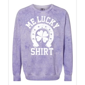 Me Lucky Shirt Horseshoe Colorblast Crewneck Sweatshirt