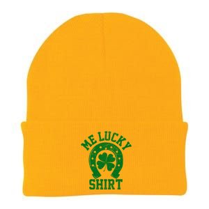 Me Lucky Shirt Horseshoe Knit Cap Winter Beanie