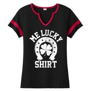 Me Lucky Shirt Horseshoe Ladies Halftime Notch Neck Tee