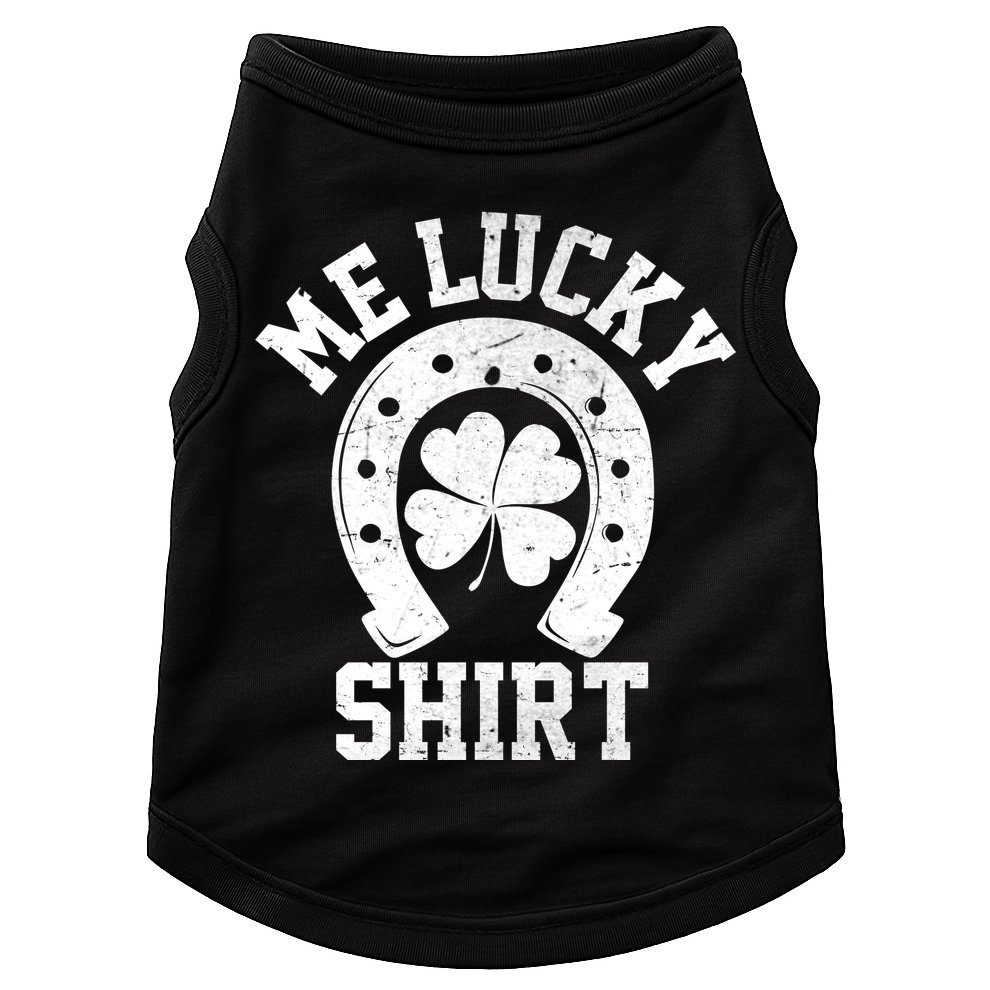 Me Lucky Shirt Horseshoe Doggie Tank