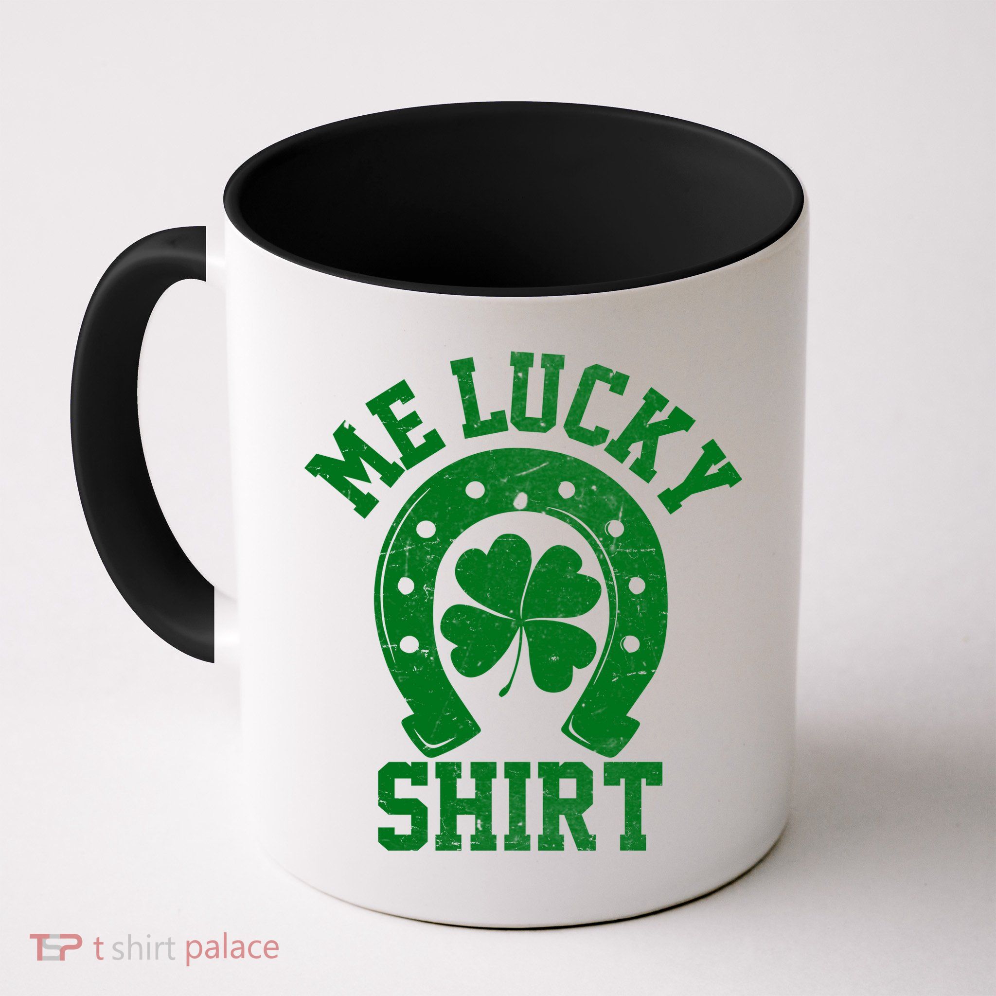 Me Lucky Shirt Horseshoe Mug