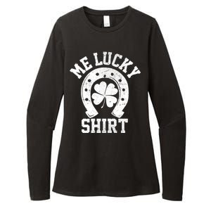 Me Lucky Shirt Horseshoe Womens CVC Long Sleeve Shirt