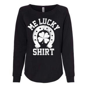 Me Lucky Shirt Horseshoe Womens California Wash Sweatshirt