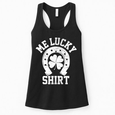Me Lucky Shirt Horseshoe Womens Tank Top