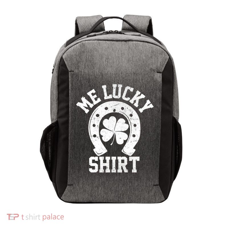 Me Lucky Shirt Horseshoe Vector Backpack