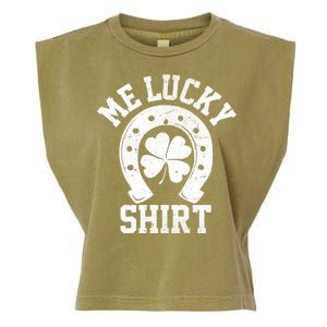 Me Lucky Shirt Horseshoe Garment-Dyed Women's Muscle Tee