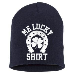 Me Lucky Shirt Horseshoe Short Acrylic Beanie