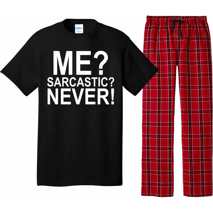 Me Sarcastic Never Funny Pajama Set