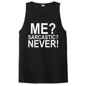 Me Sarcastic Never Funny PosiCharge Competitor Tank