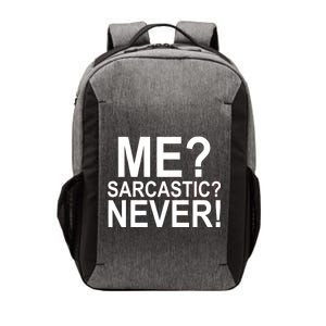 Me Sarcastic Never Funny Vector Backpack