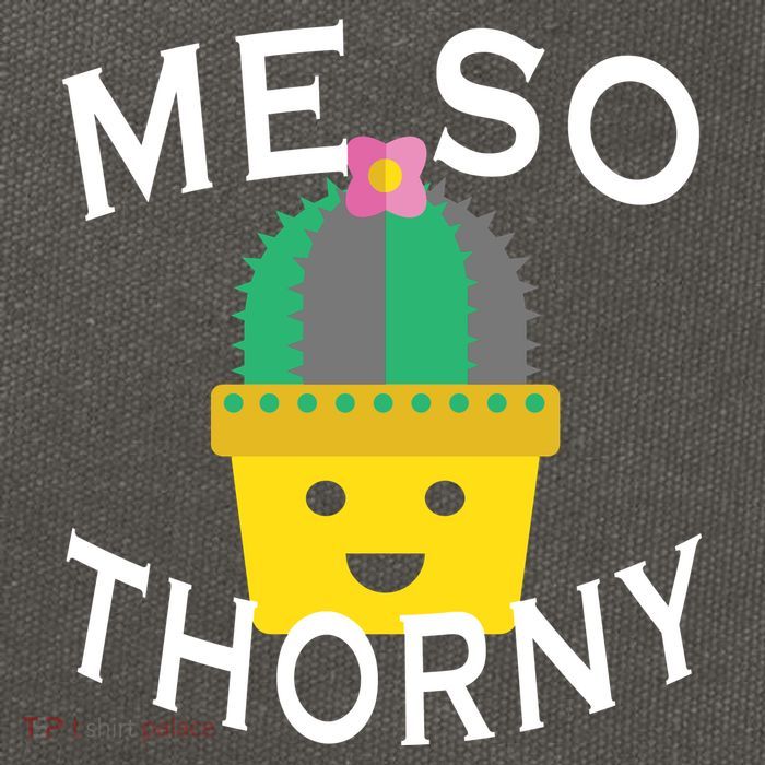 Me So Thorny Cotton Canvas Backpack