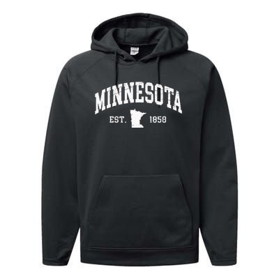 Minnesota Est. 1858 Performance Fleece Hoodie