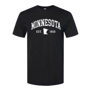 Minnesota Est. 1858 Distressed Worn Classic Softstyle CVC T-Shirt