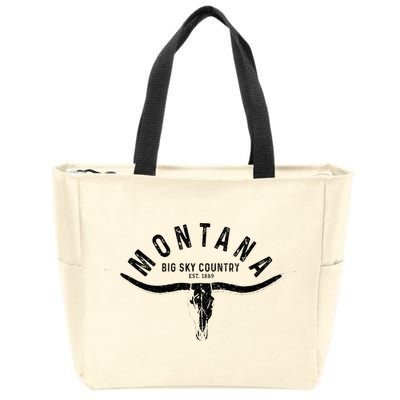 Montana Est. 1889 Vintage Gift Zip Tote Bag