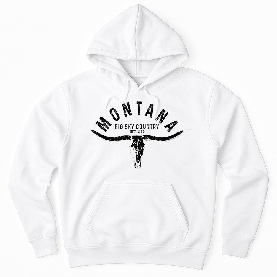Montana Est. 1889 Vintage Gift Hoodie