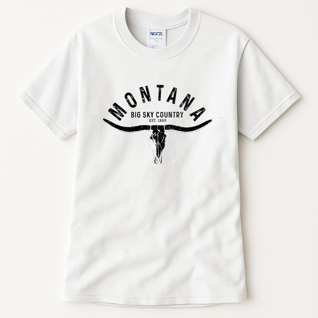 Montana Est. 1889 Vintage Gift Tall T-Shirt