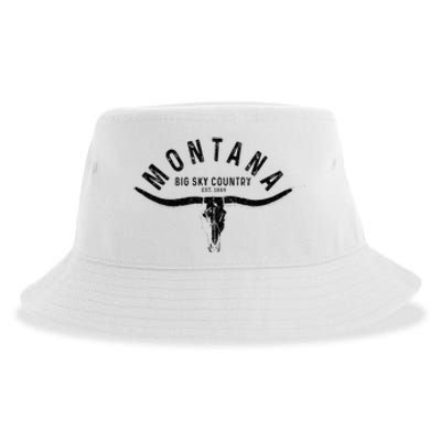 Montana Est. 1889 Vintage Gift Sustainable Bucket Hat