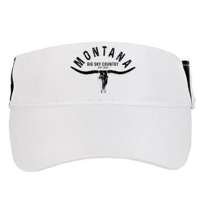 Montana Est. 1889 Vintage Gift Adult Drive Performance Visor