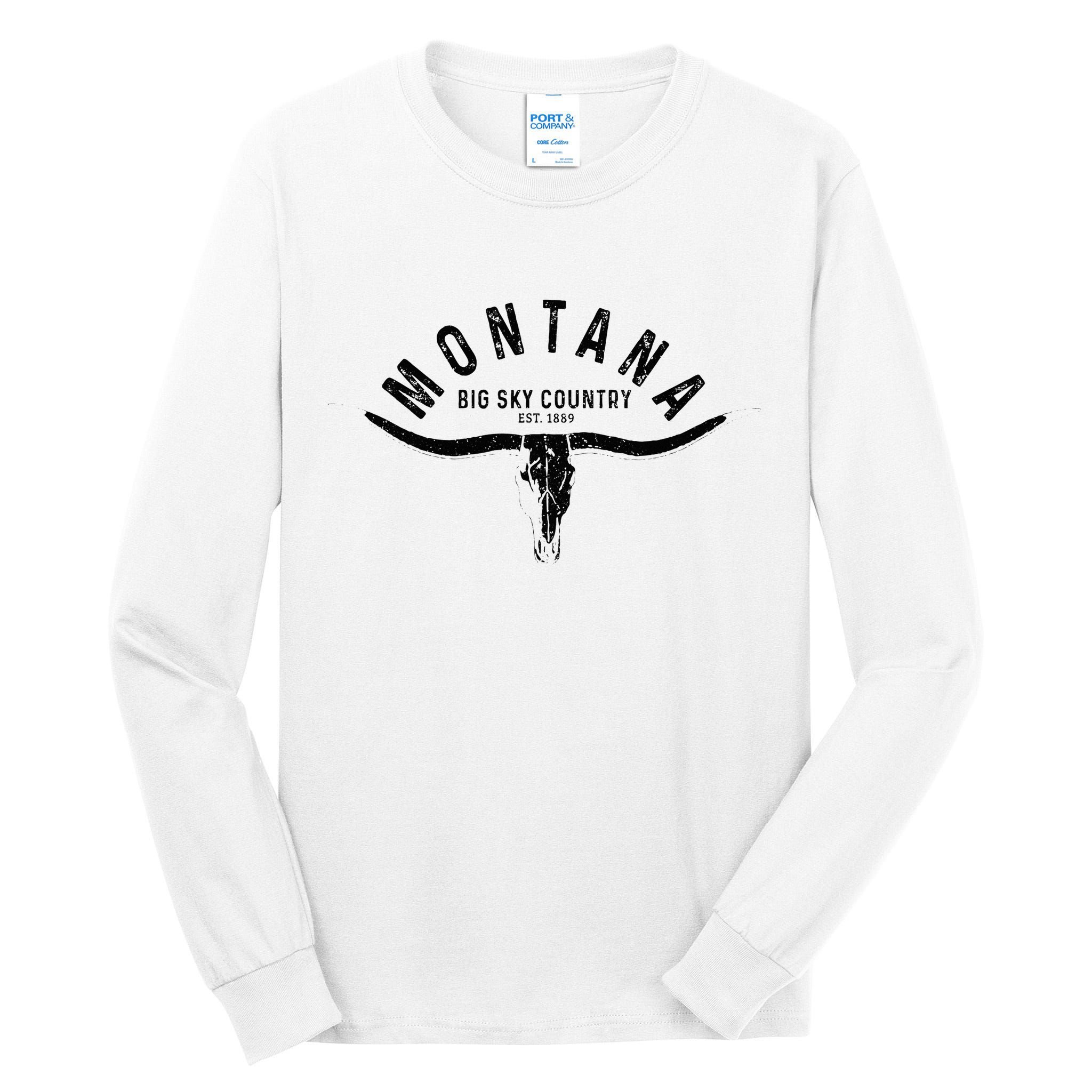 Montana Est. 1889 Vintage Gift Tall Long Sleeve T-Shirt