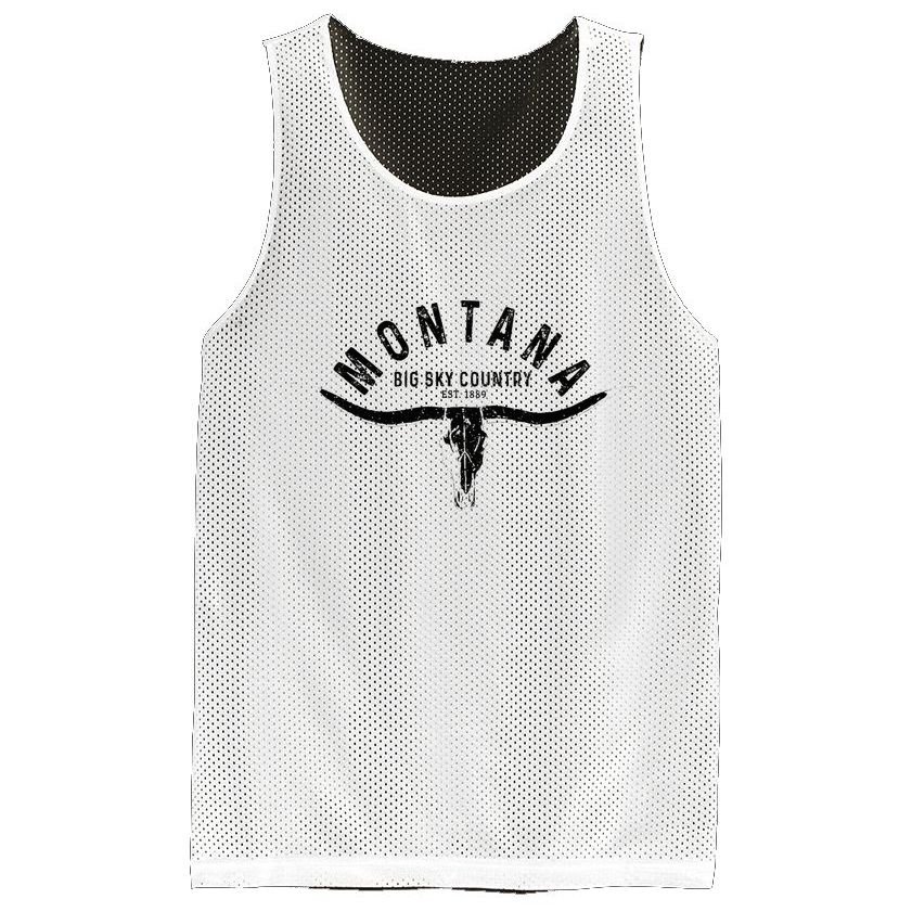 Montana Est. 1889 Vintage Gift Mesh Reversible Basketball Jersey Tank