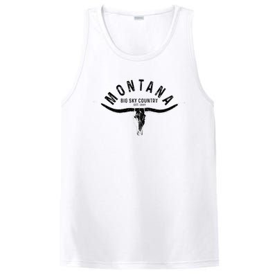 Montana Est. 1889 Vintage Gift PosiCharge Competitor Tank