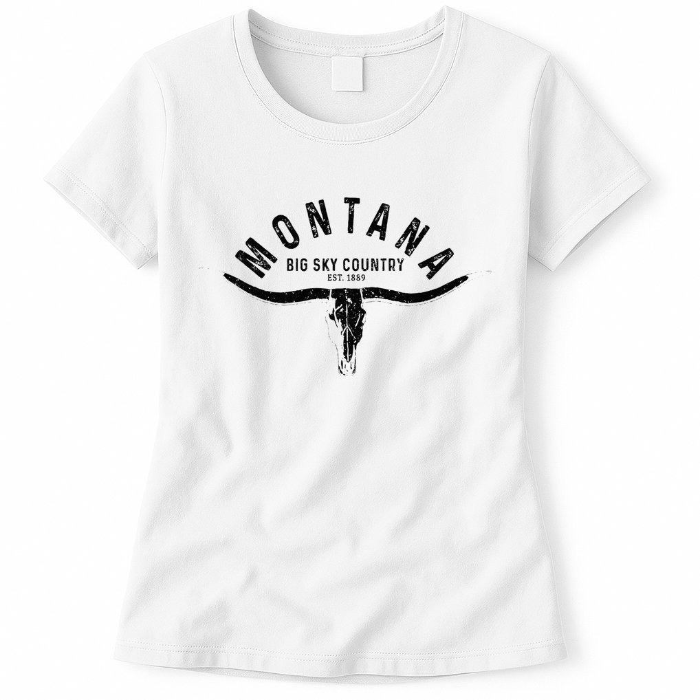 Montana Est. 1889 Vintage Gift Womens T-Shirt