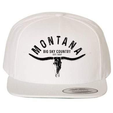 Montana Est. 1889 Vintage Gift Wool Snapback Cap