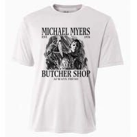 Michael Est 1978 Butcher Shop Always Fresh Horror Cooling Performance Crew T-Shirt