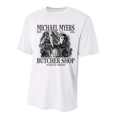 Michael Est 1978 Butcher Shop Always Fresh Horror Performance Sprint T-Shirt