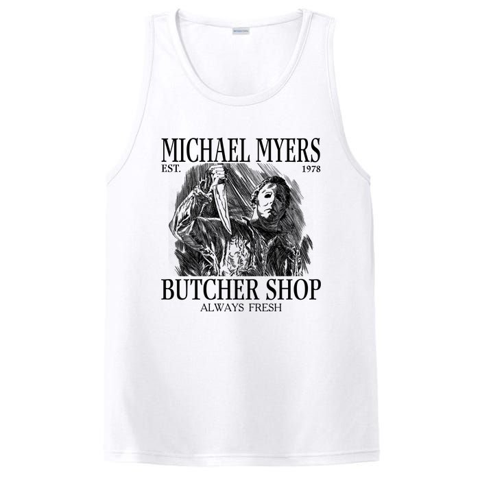 Michael Est 1978 Butcher Shop Always Fresh Horror PosiCharge Competitor Tank