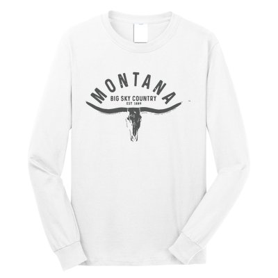 Montana Est 1889 Vintage Gift Long Sleeve Shirt